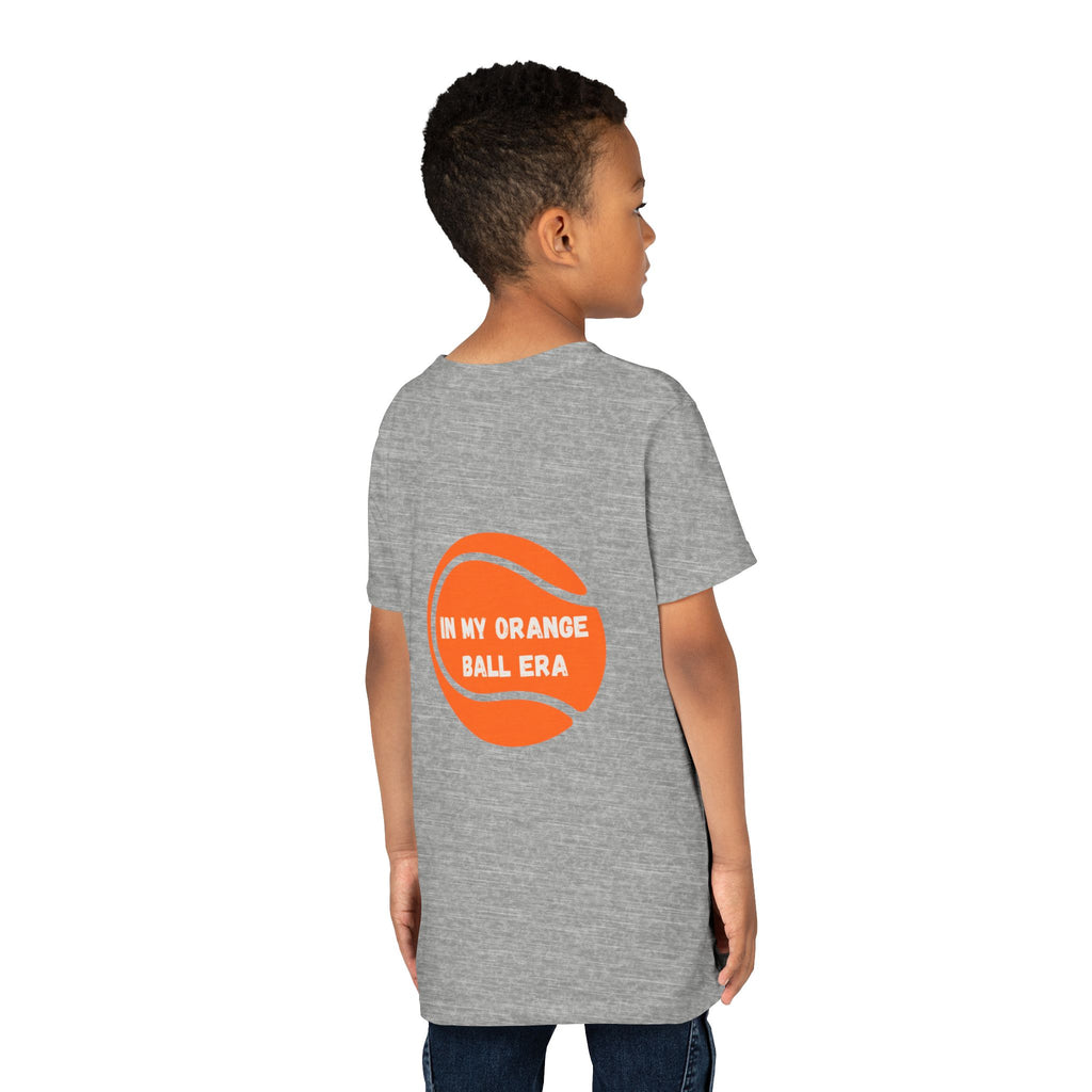 Boy's Junior's Tee - "In My Orange Ball Era" Tennis T-Shirt