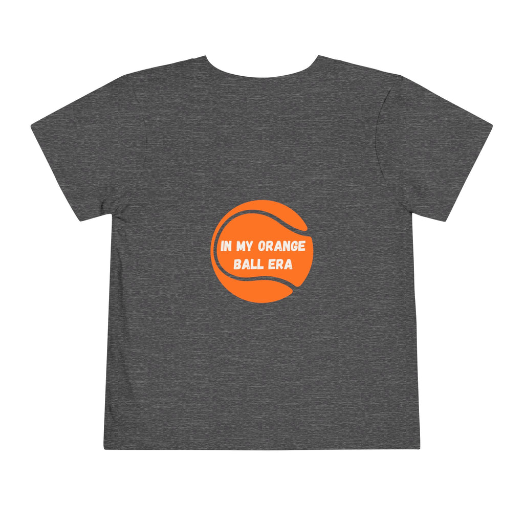 Girl's Toddler Junior Tee – "In My Orange Ball Era" Tennis Graphic Shirt