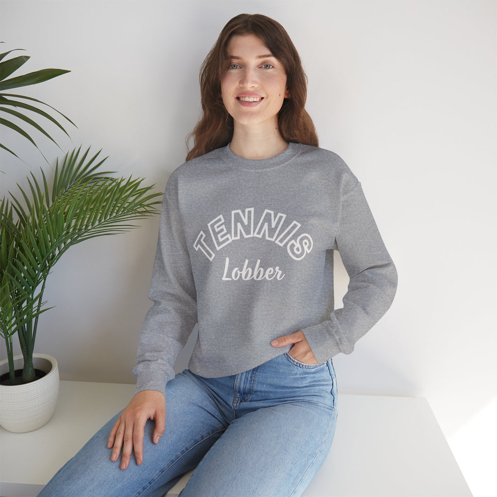 Women's Crewneck Sweatshirt — 'Tennis Lobbers/Lovers' Soft Pullover