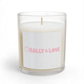 Glass Candle, 11oz - "Rally & Love" primary logo