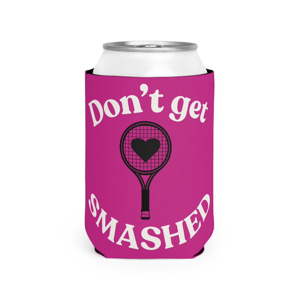 Can Cooler Sleeve - Pink/white, Don't get smashed